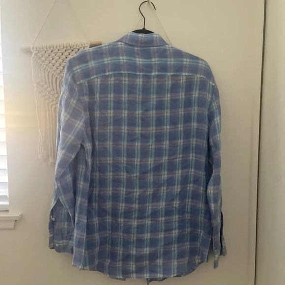 Faherty Ventura long sleeve plaid button down shirt - Picture 2 of 5